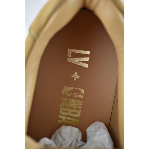 Louis Vuitton LV x NBA Abbesses Derby Beige Suede Lace Up Sneaker UK 9 US 10 11 - Picture 16 of 16
